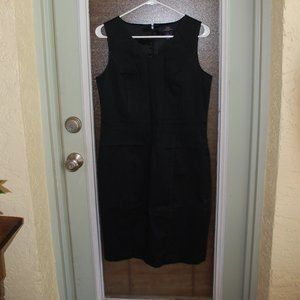 Brooks Brothers Black V neck Dress